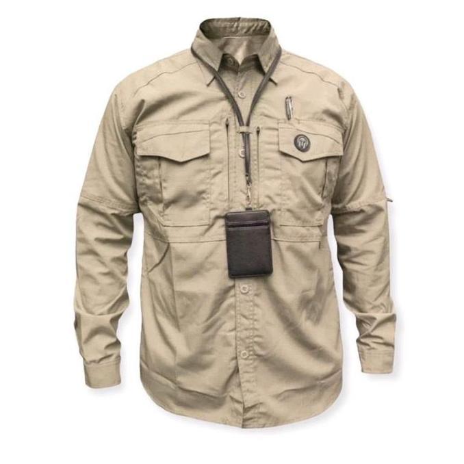 READY Kemeja Tactical MTAC Tangan  Kemeja MTAC  Nyaman Outdoor Maroon Hitam Hijau Biru Army Abu Mera