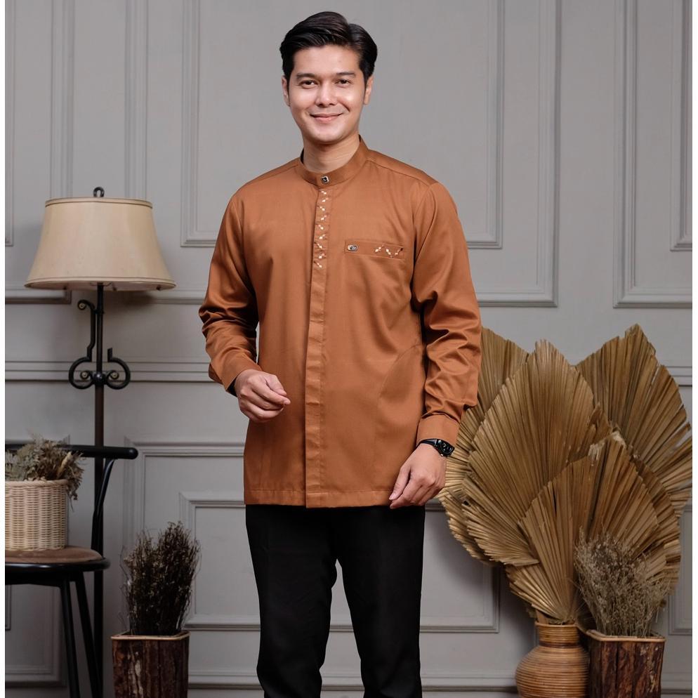 ORIGINAL KEMEJA KOKO PRIA DEWASA BIN HASYIM [KEMKO HAMZAH]