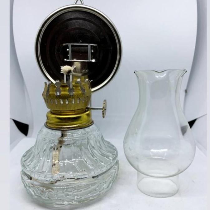 Lampu Ublik Lampu Teplok Minyak Tanah Bahan Kaca Tebal