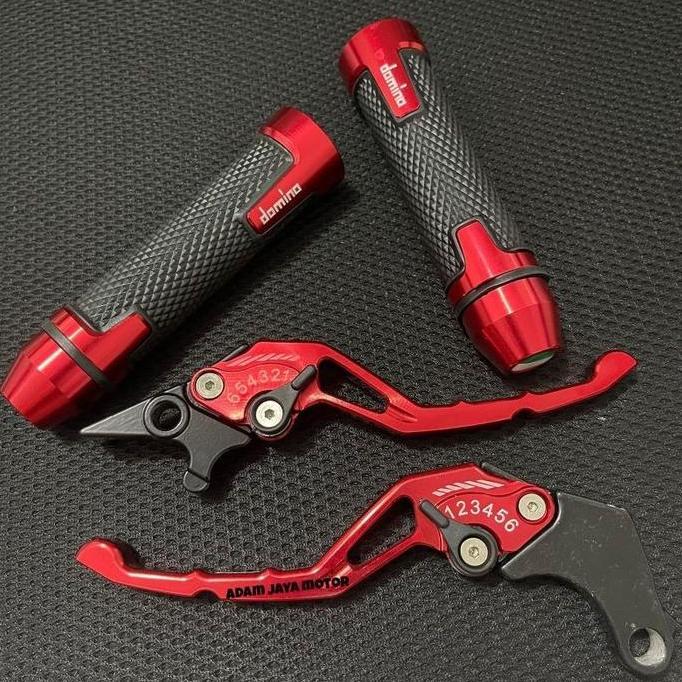 FORMEXINO PAKET 2IN1 / Handgrip model Rizoma + Handle rem CNC Variasi / Vario Beat Mio Nmax Aerox 15