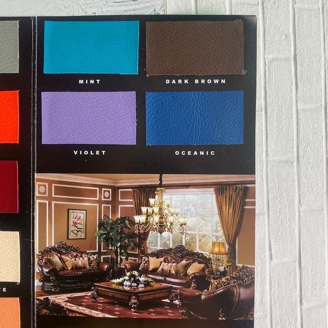 Cod,Bisa- Kain / Oscar / Kulit Sintetis Viroteq Safira (Sofa / Jok Mobil)