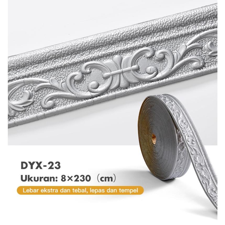 Tahan Lama Wallpaper List Foam Stiker Dinding / Wall Border List 3D Foam 8Cm & 5Cm 2.3M /List Walpap