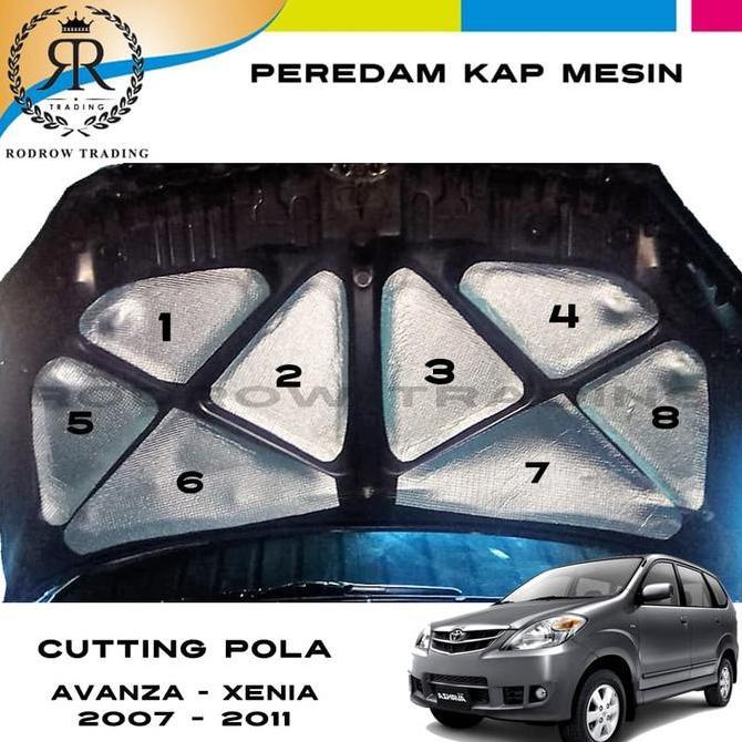 Cod,Bisa- Peredam Mesin Mobil Avanza - Xenia / Cutting Pola Peredam Panas Mobil