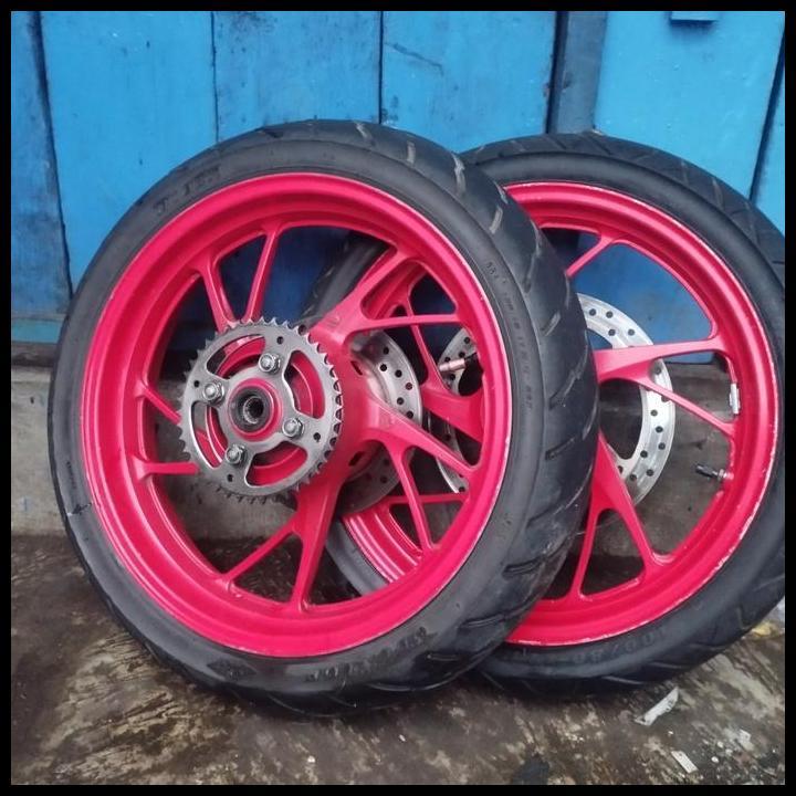 TERMURAH VELG VELEK PELEK DEPAN BELAKANG CBR CB 150 LED PACELIFT ORIGINAL 