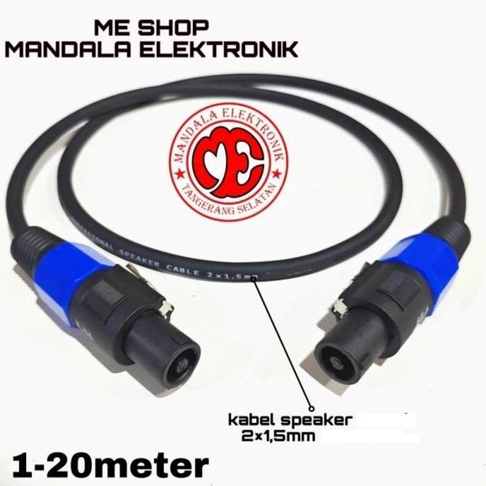 promo Kabel Speaker Audio Jack Spikon To Spikon Berkualitas