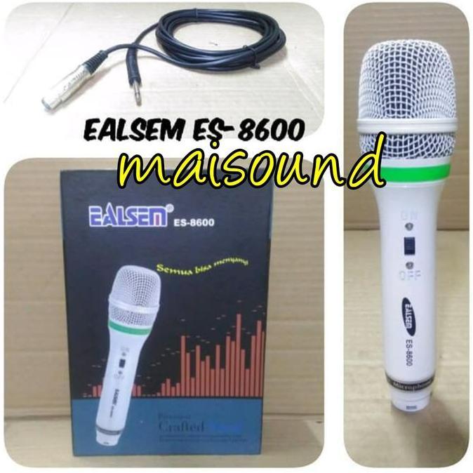 promo MIC KABEL EALSEM ES8600 MICROPHONE EALSEM ES 8600 FREE KABEL