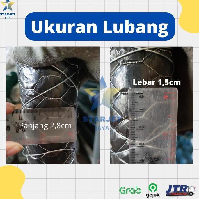 Homemid- Pagar Jaring Kawat Ram Kandang Kurungan Ayam Galvanis Anti Karat Murah