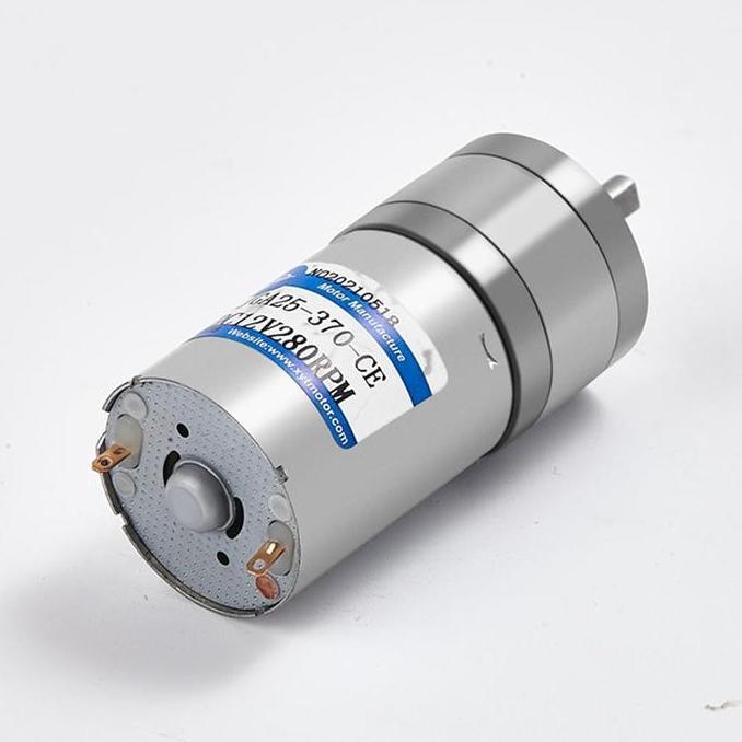 High Torque Electric Motor DC 12V dan 24V Adjusted Speed Motor Torsi Tinggi 1360RPM