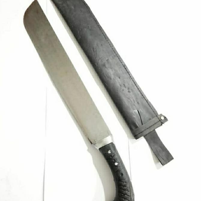 Lansungkirim- Golok Baja Sarung Kalep Hitam