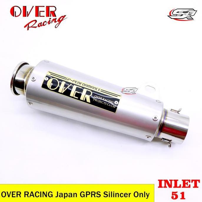 KNALPOT OVER RACING JAPAN GPRS SILINCER ONLY SLIP ON