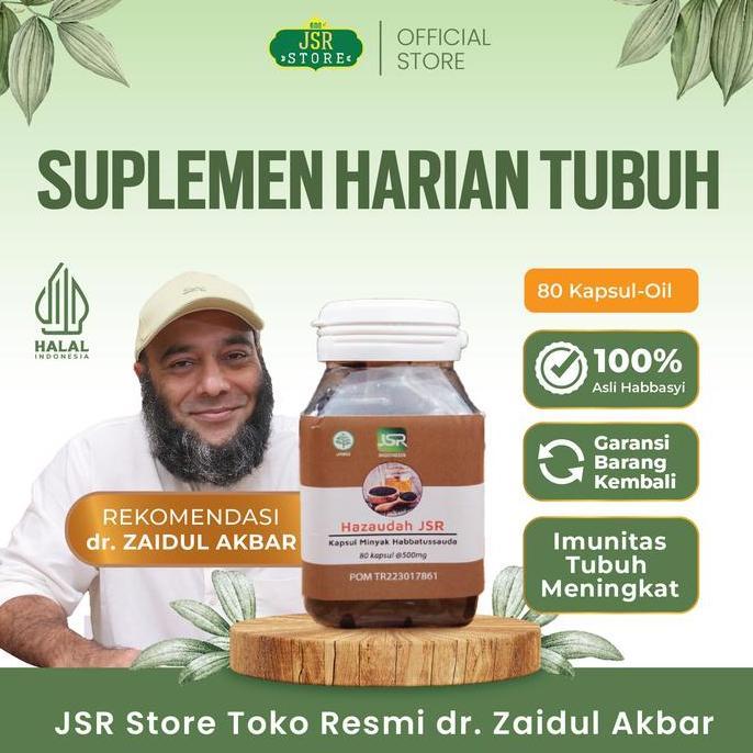 Fit- Habbatussauda Oil Jsr 80 Kapsul Rekomendasi Dr Zaidul Akbar