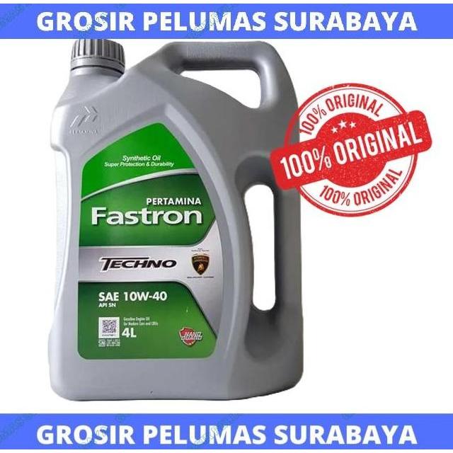 venomdakar7 - original oli mesin pertamina fastron techno 10w/40  10w-40  galon 4 liter fastron tech