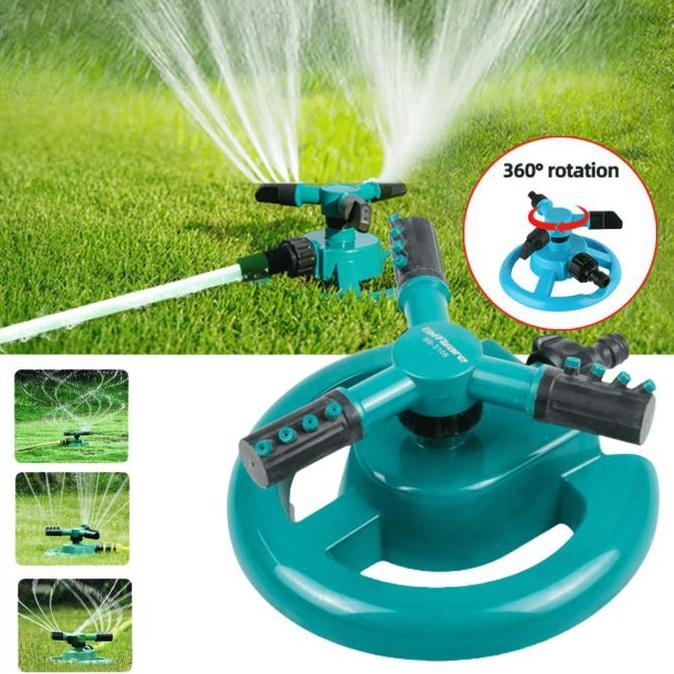 Lansungkirim- Sprinkler Air Taman Putar 360 Derajat / Sprinkler Penyiram Tanaman Air Berputar 360 Ta