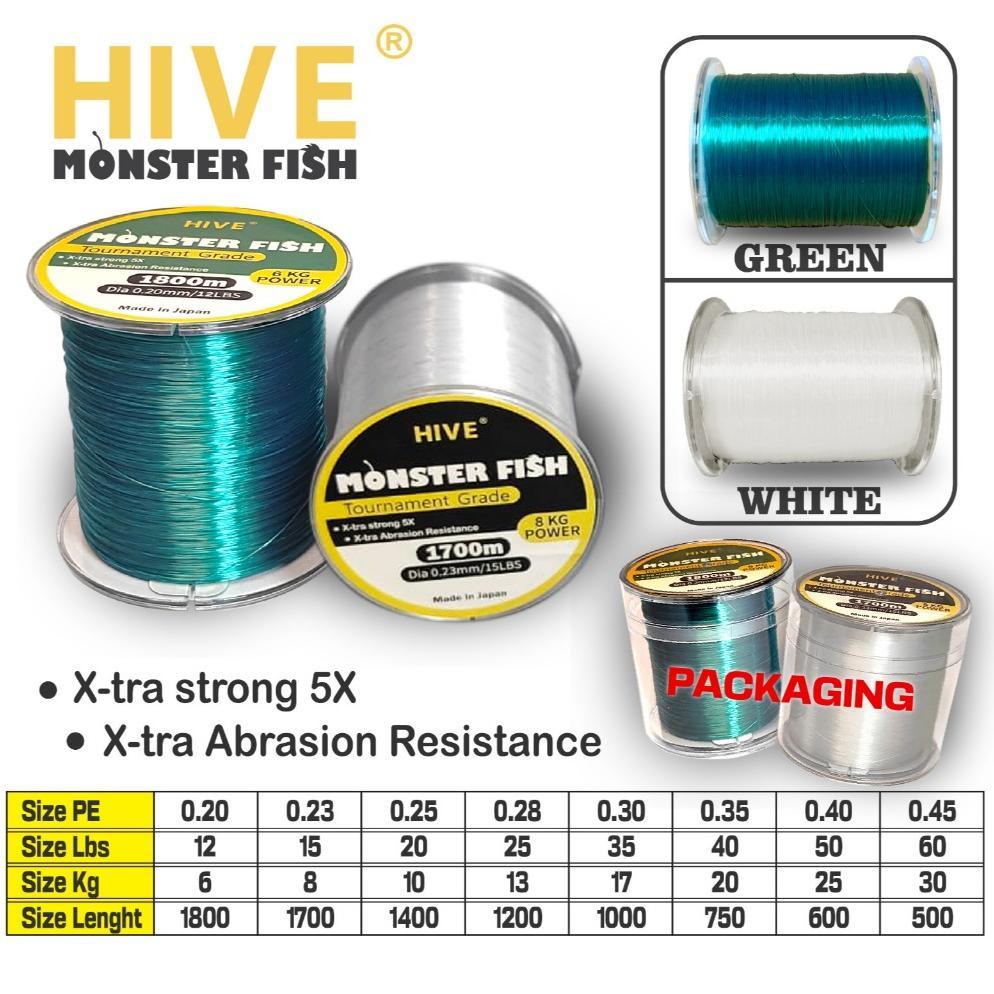 HIVE Monster Fish Senar Pancing Kuat 500meter -1800meter