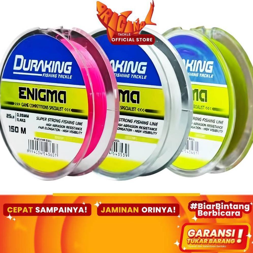 Senar Pancing Monofilament Duraking Galatama Enigma 150m 0.25 0.30 0.35 0.50 0.40 0.45 0.33 0.28