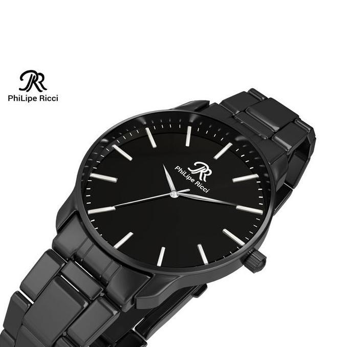 PhiLipe Ricci Jam Tangan Pria Besi Rantai Analog Original PR15 Free Box