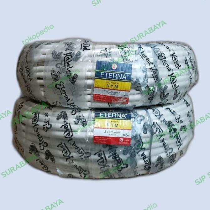 HARGA DISC - SJP Kabel Eterna 3x2,5 100 meter roll