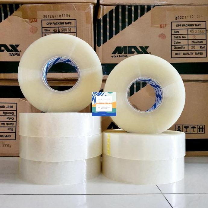 Lakban 45mm 500m / Isolasi / Lakban Bening / Lakban Jumbo / Isolasi Jumbo / Plakban