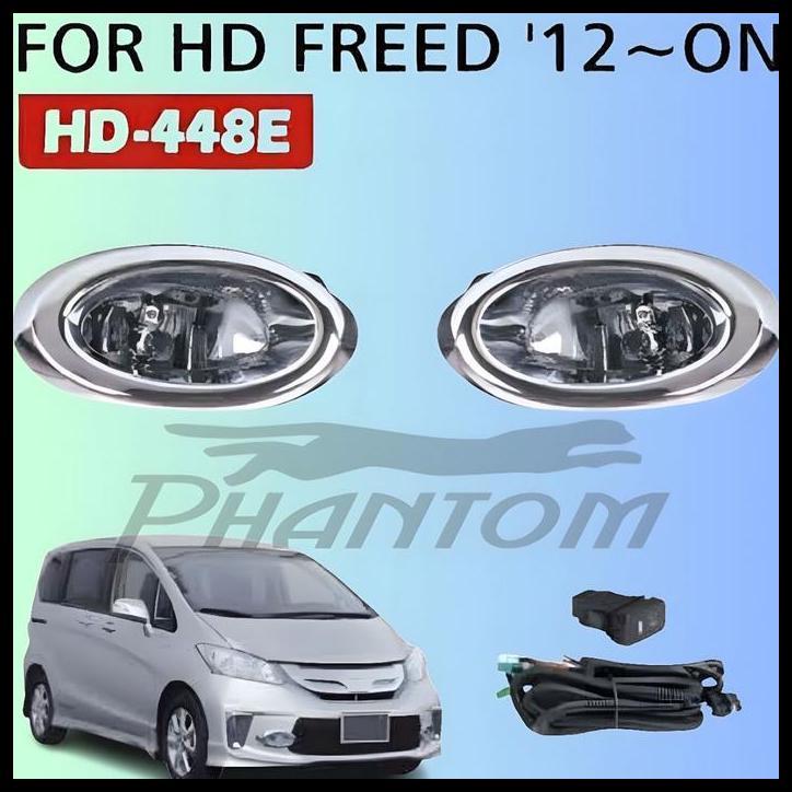 GRATIS ONGKIR FOG LAMP FOGLAMP LAMPU KABUT LED DRL HD-448E HONDA FREED FRED 2012 