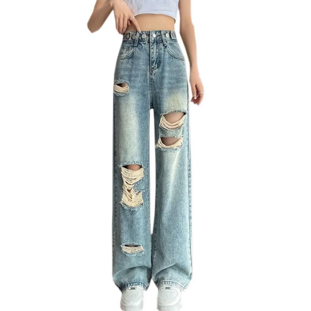 BIG SALE Jeansnjune Celana Jeans Wanita Sobek Jeans Highwaist Kulot Jeans Import Premium Jeans Korea