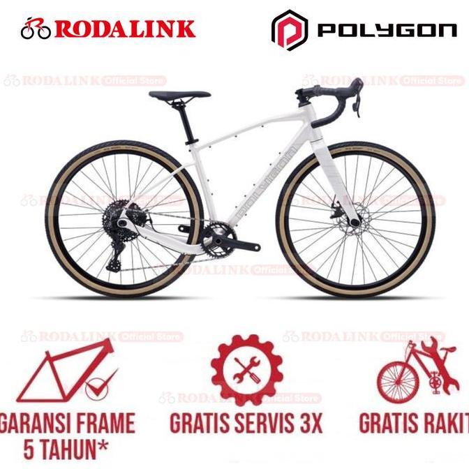 Terlaris Polygon Sepeda Gravel Tambora G4 - Sepeda Touring Carbon Fork 1X10 Speed