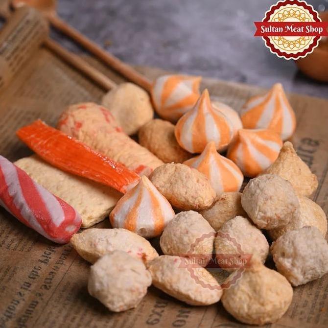 Baso seafood campur (curah seperti cedea)
