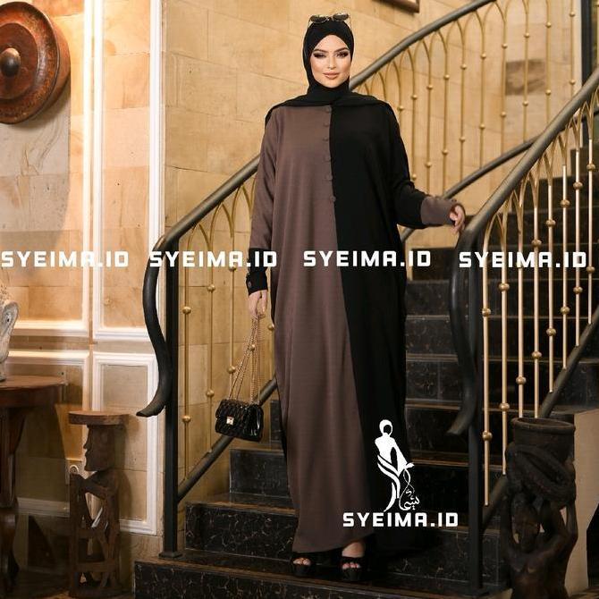 Hokywoi- Belgin Abaya Exclusive Original By Syeima.Id Abaya Dubai Ori Abaya Saudi Abaya Jubah Abaya 