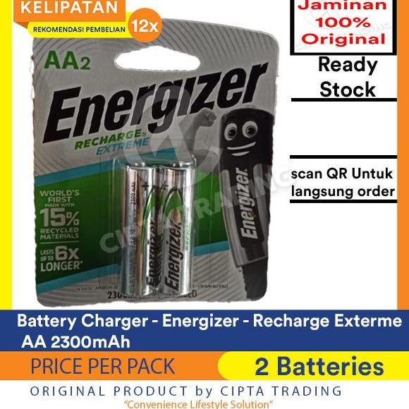 Lansungkirim- Rechargeable Battery / Baterai Cas - Energizer - Rechargeable Aa 2300Mah
