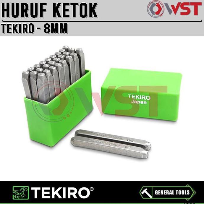 Tekiro Huruf Ketok 8mm