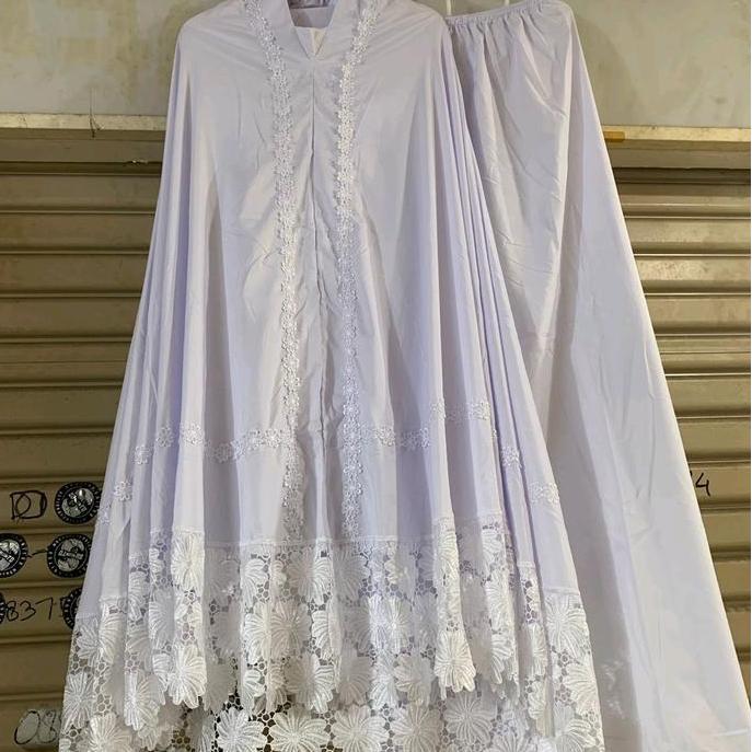DS198 >> Mukena SALEEEEE KHUSUS PUTIH/ MUKENA MURAH MERIAH