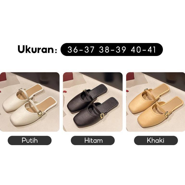 TERMURAH Sandal Wanita/Sandal Karet Jelly Wanita/Sandal Slop Wanita/Sandal Kekinian/Sendal Flat Keki