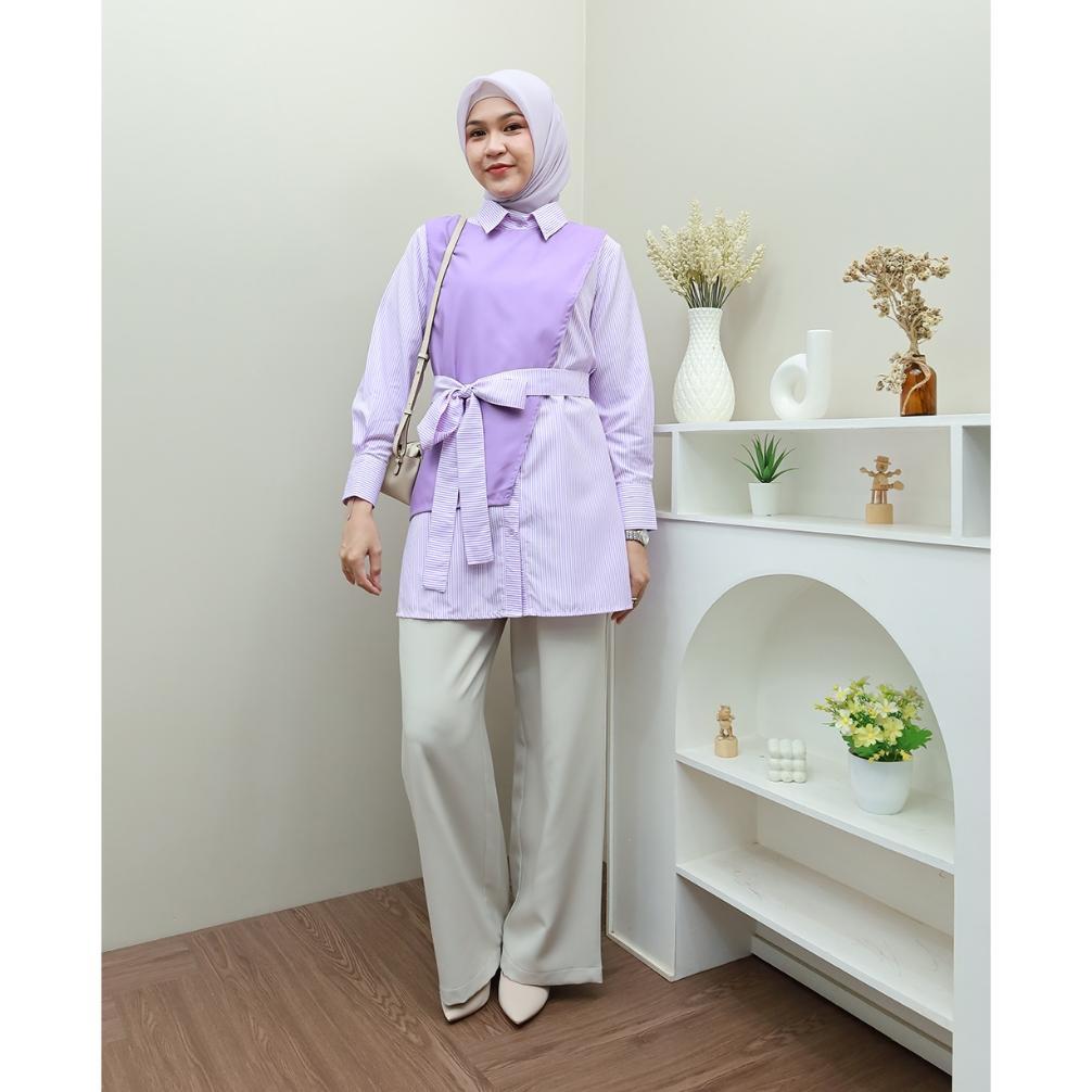 LUNA Tunik - Pakaian Kemeja Wanita Terbaru by Hijab Mamah icis
