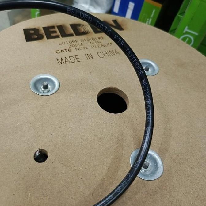 BEBAS ONGKIR - Belden Kabel LAN FTP Cat6 Outdoor 305 Meter Kabel Lan  Belden Outdoor 305Mtr-1 Roll