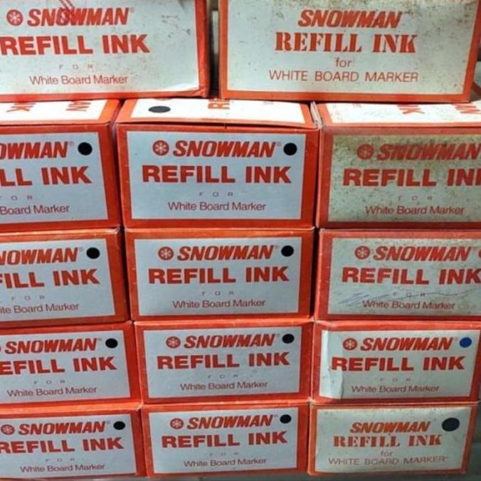 REFILL SPIDOL SNOWMAN WHITE BOARD PER BOX