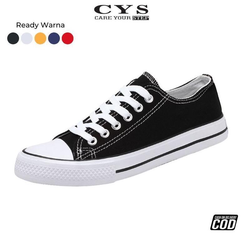 CYS Sepatu Sneakers Cowok Model Kasual Kanvas Korea Style Cewek Sekolah SPT 06