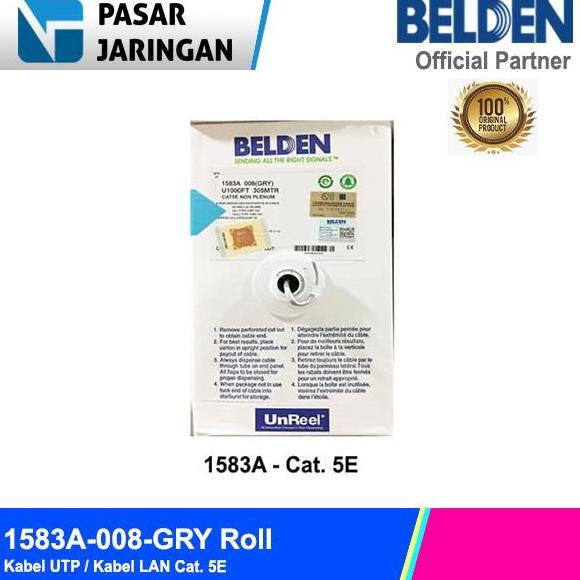 Deepflip- Belden Usa 1583A Kabel Lan Utp Cat. 5E Roll / Box /305M