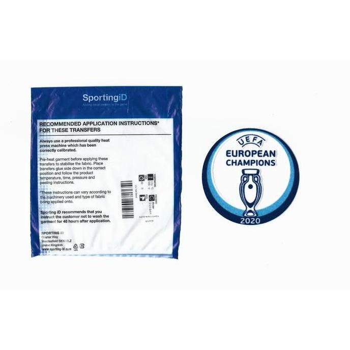 TERMURAH - Patch Defending Champions EURO 2020. Original Patch for Jersey.