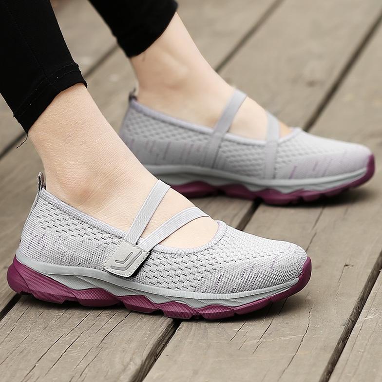 FOKU Sepatu Sneakers Wanita Outdoor Sepatu Wanita Kasual Terbaru