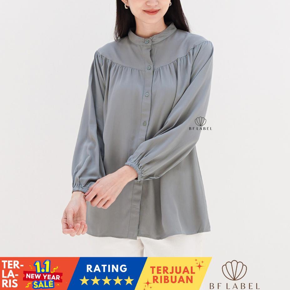 BF Label - LALISA TOP | Kemeja Rayon Twill | Kemeja Basic | Korean Style | Lebaran Idul Fitri