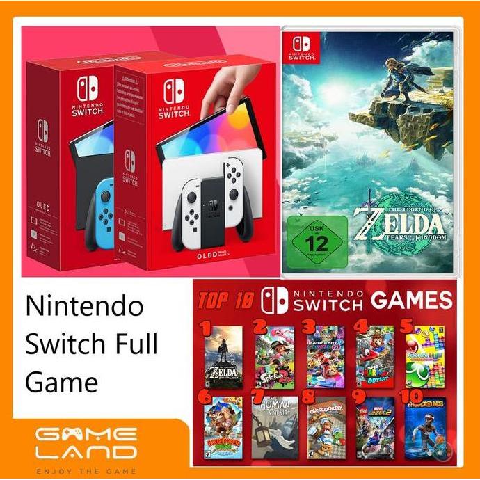 Nintendo Switch Console Oled Full Game