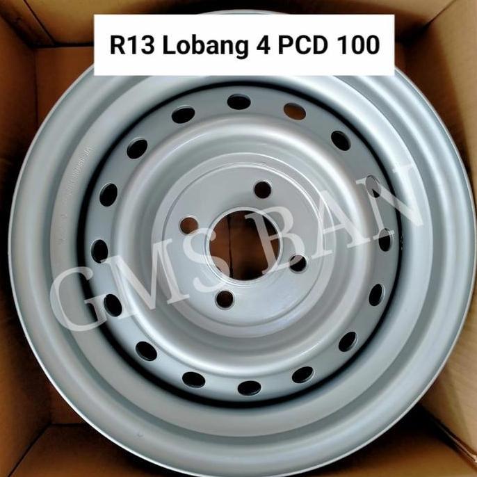 Velg Besi/Kaleng Modifikasi Baru R13 Lobang 4 PCD 100, R13-4x100, ET25