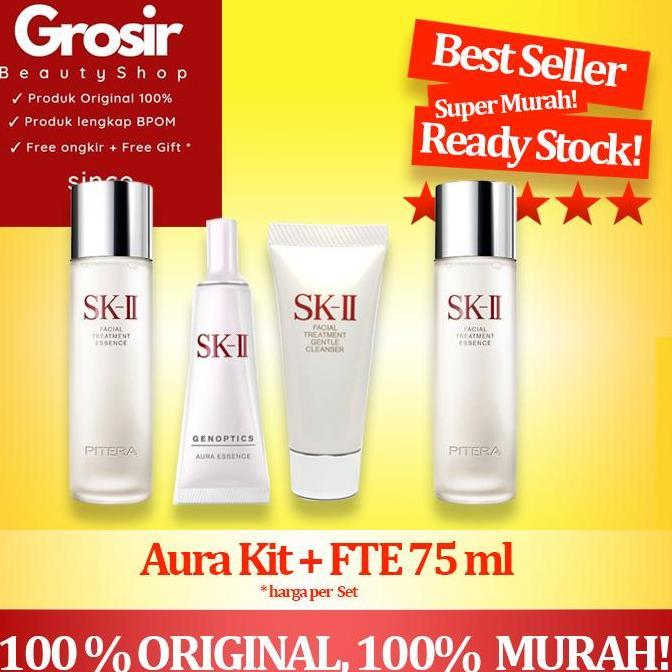 SK-II/SK2/SKII/SK II FTE 75 ml + SK-II Aura Kit