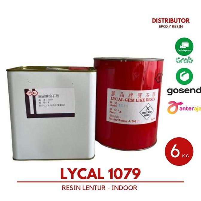 Promo Resin bening lycal lentur - Lycal 1079 - 6 kg GRAB / GOJEK / ANTER AJA Diskon