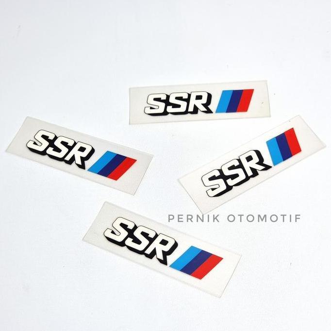 SSR Wheel Sticker Stiker Decal Velg Original Japan for SSR Type C / F