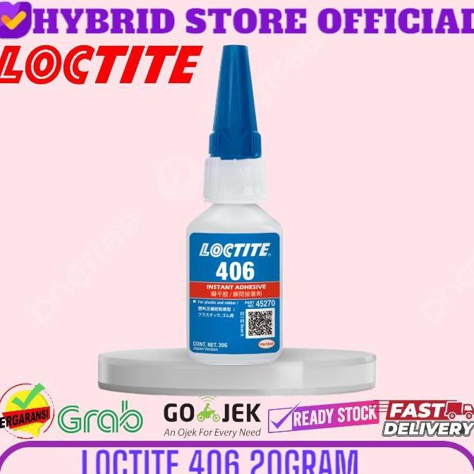 Promo LEM LOCTITE 406 20GRAM - LOCTITE 406 20GR 20 GRAM ORIGINAL Diskon