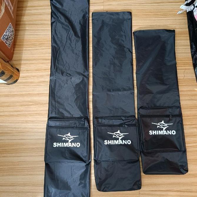 Shimano Tas Pancing Kotak Joran Tegek & Rill Anti Air 80cm-120cm Bahan Poliester 420 Fleksibel Prakt