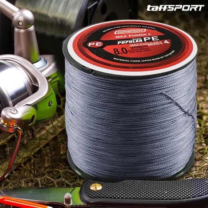 AFFSELV Senar Pancing Line 8.0 PE Braided 300M Super Kuat & Tahan Gesekan untuk Memancing Ikan Besar