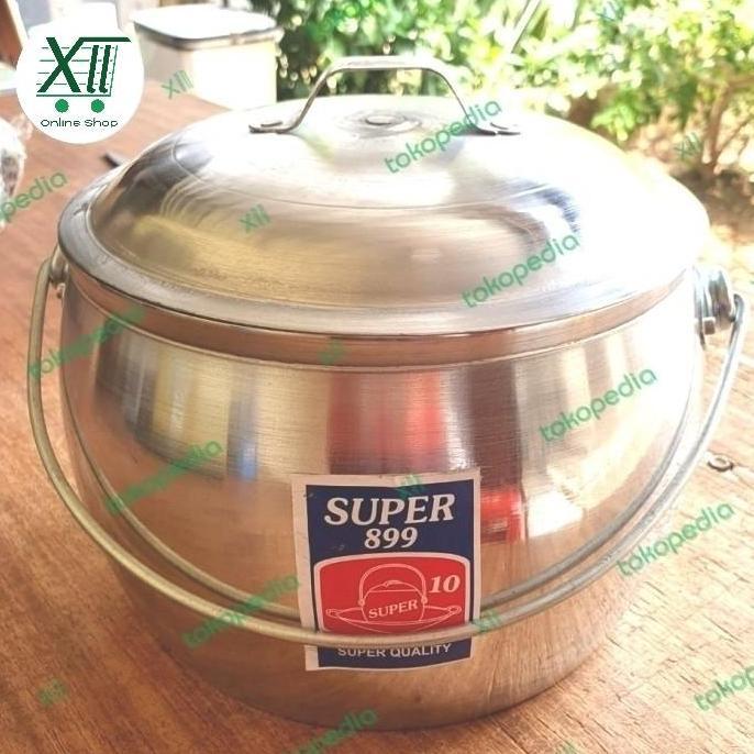 TERMURAH - SUPER 899 NO 10 Panci Periuk ~Panci Nasi Liwet ~ Kastrol