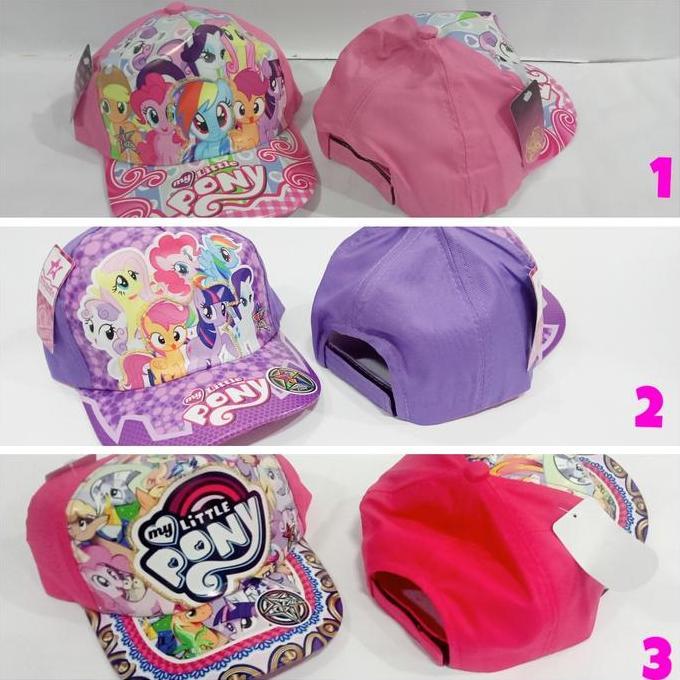 IN139 >> Topi anak perempuan My Little Pony / topi anak cewek kuda poni lucu