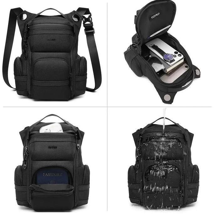 OZUKO Legaro Leg Bag #9816 - Tas Paha Selempang Mini Pria